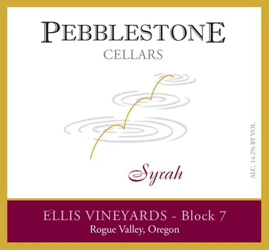 Ellis Vineyards Block 7 Syrah Bottle