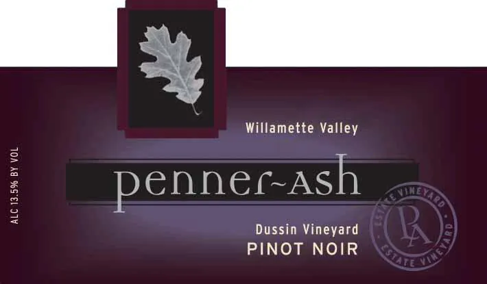 Dussin Vineyard Pinot Noir Bottle