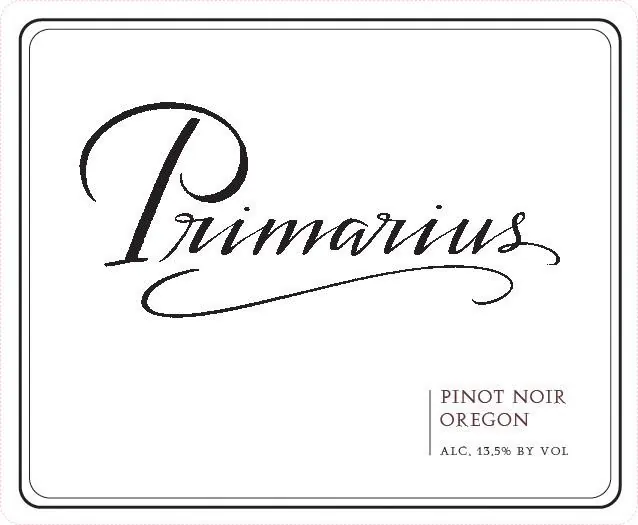 Pinot Noir Bottle