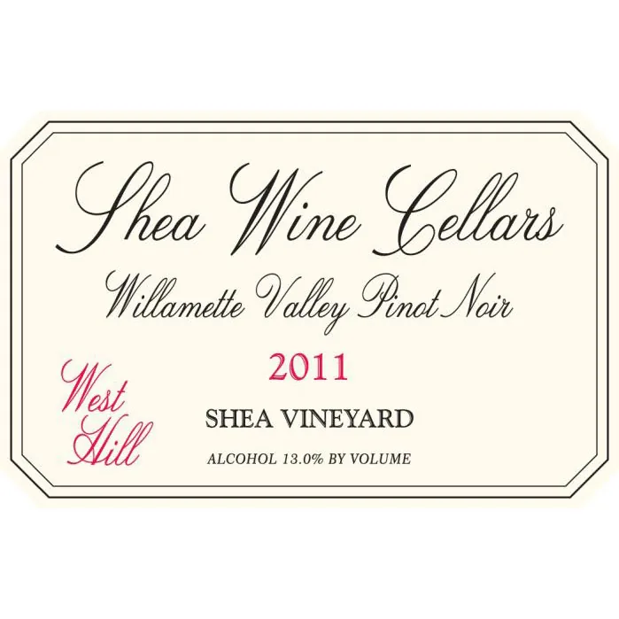 West Hill Pinot Noir Bottle