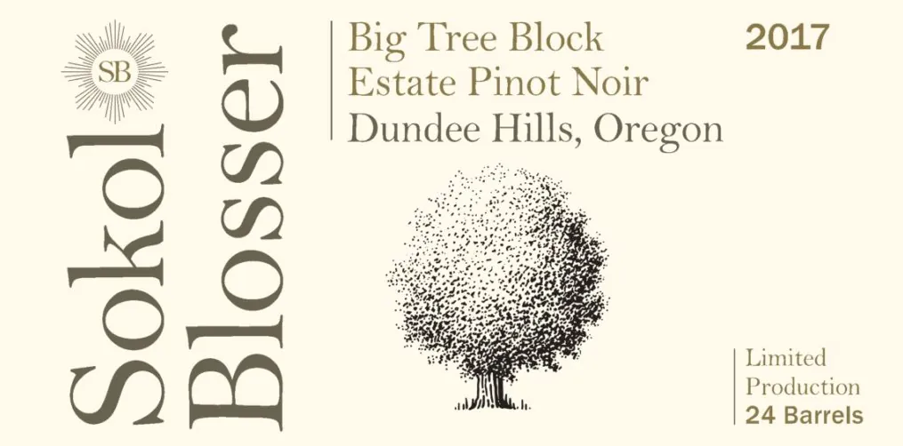 Big Tree Block Pinot Noir Bottle