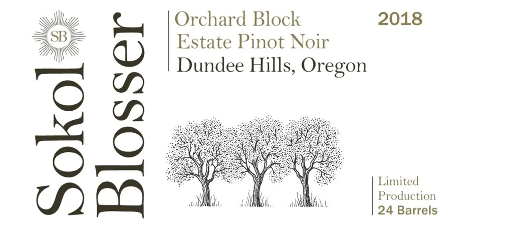 Orchard Block Dundee Hills Estate Pinot Noir Bottle