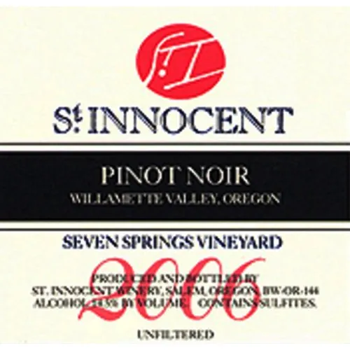 Seven Springs Pinot Noir Bottle