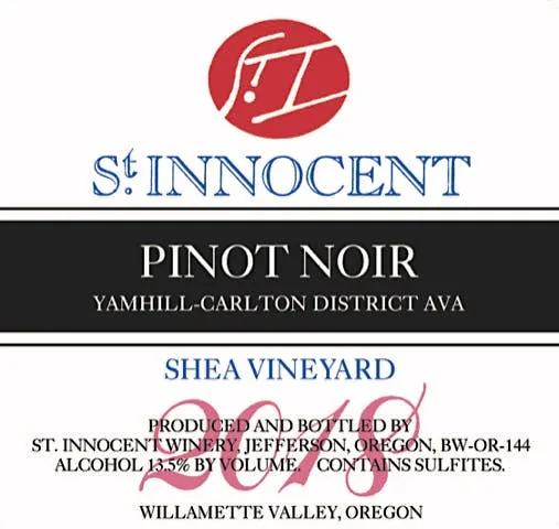 Shea Vineyard Pinot Noir Bottle