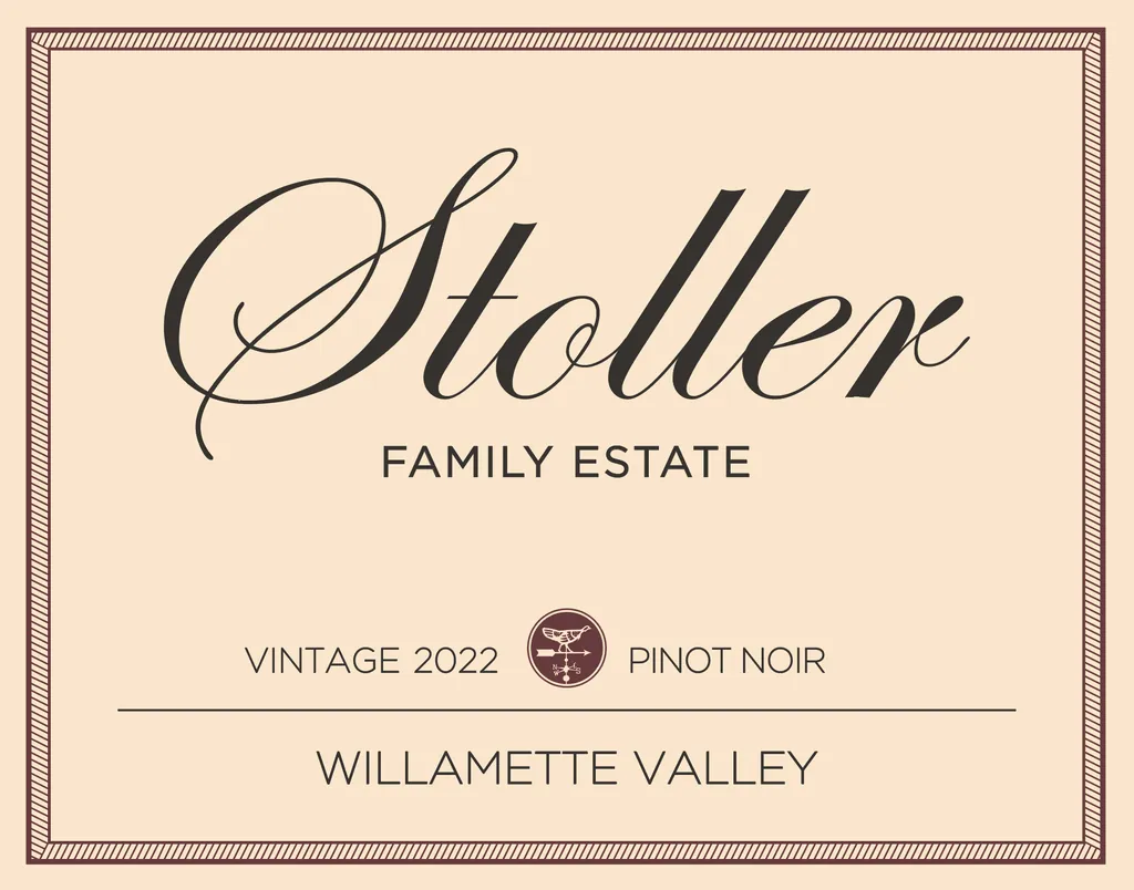 Willamette Valley Pinot Noir Bottle