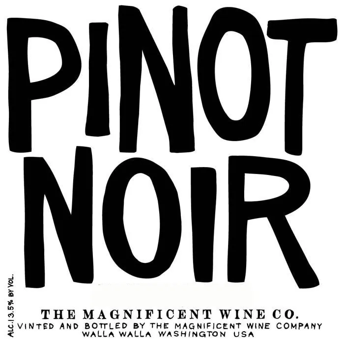 Pinot Noir Bottle