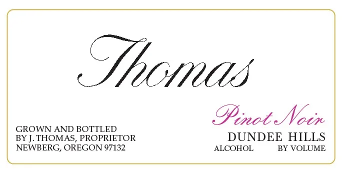 Dundee Hills Pinot Noir Bottle