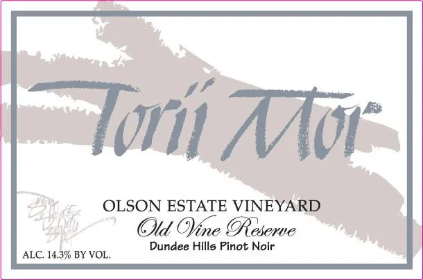 Olson Vineyard Old Vine Reserve Bottle