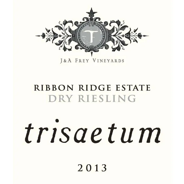 Ribbon Ridge Estate Dry Riesling Bottle