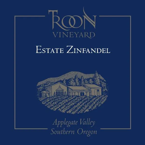 Blue Label Estate Zinfandel Bottle