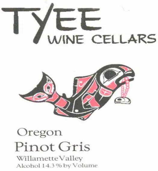 Tyee Wine Pinot Gris Bottle