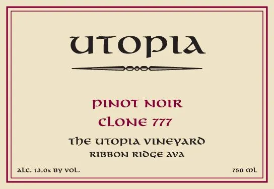 Clone 777 Whole Cluster Pinot Noir Bottle