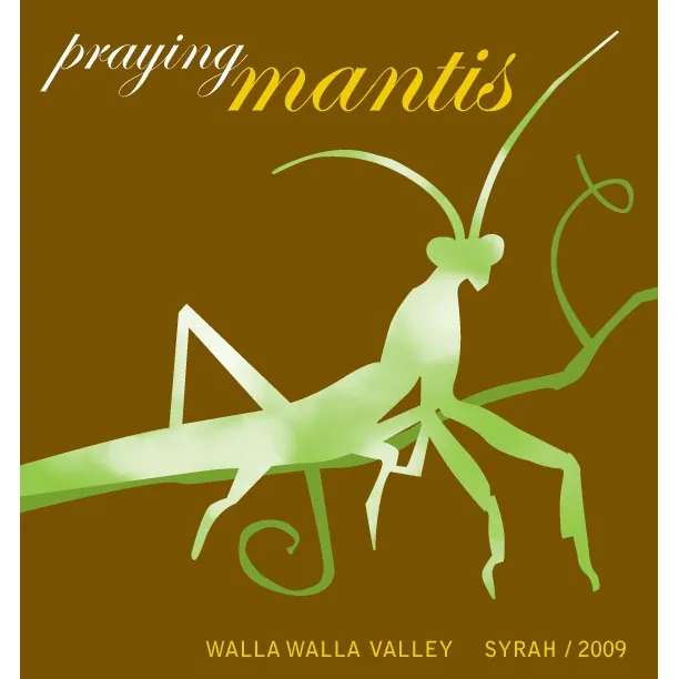 Walla Walla Valley Praying Mantis Syrah Bottle
