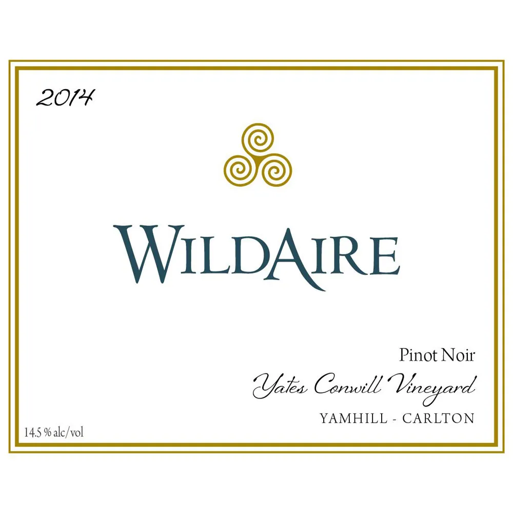 Yates Conwill Vineyard Pinot Noir Bottle