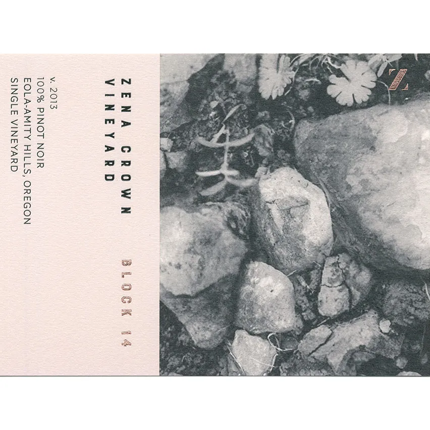 Block 14 Pinot Noir Bottle