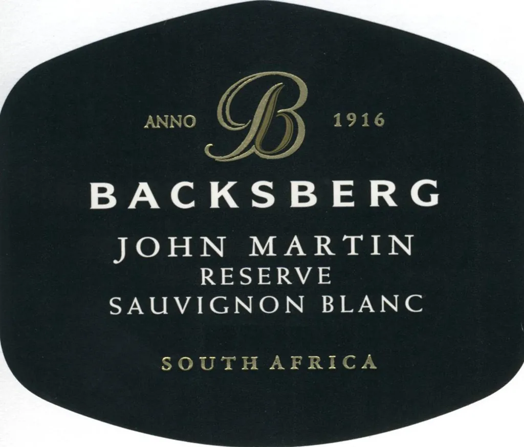 John Martin Reserve Sauvignon Blanc Bottle