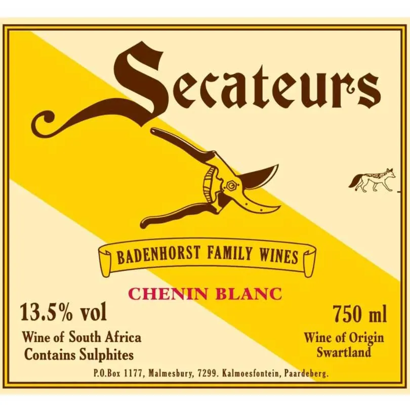 Secateurs Chenin Blanc Bottle