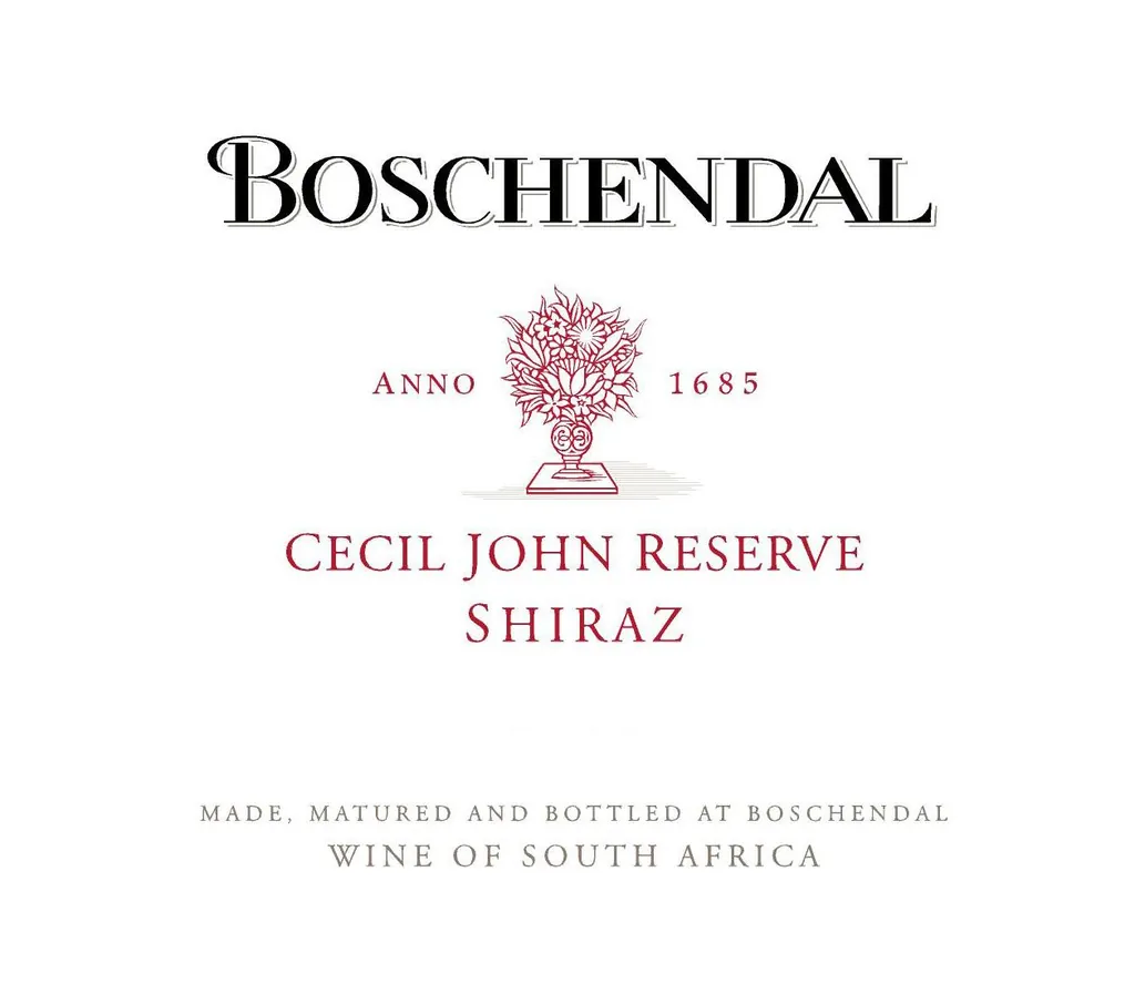 Cecil John Reserve Shiraz Bottle