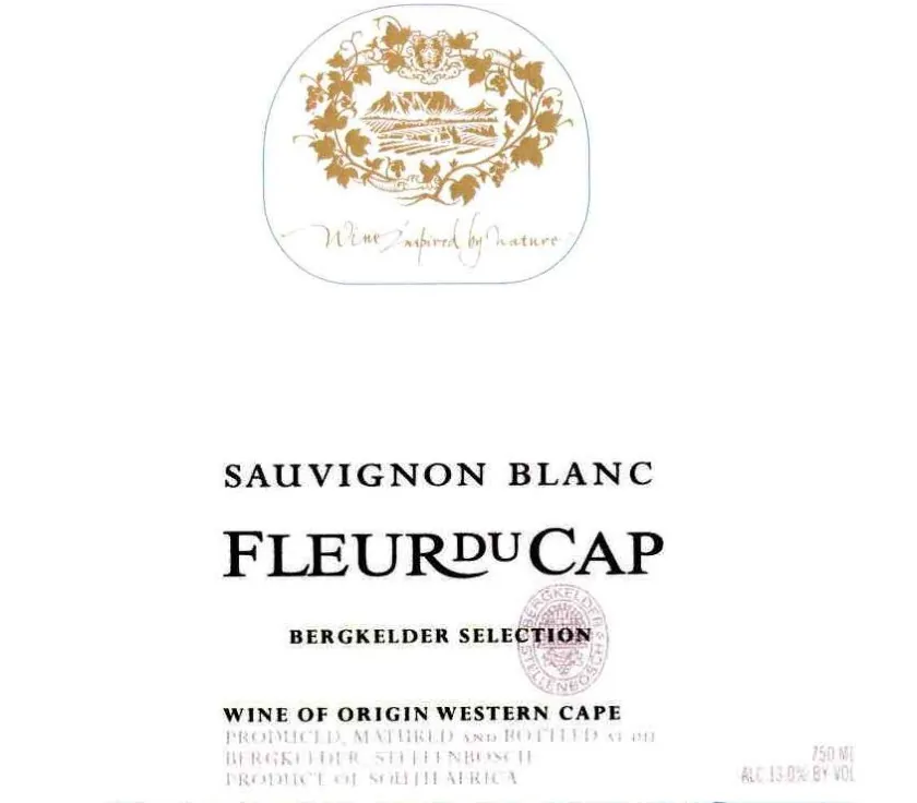 Bergkelder Selection Sauvignon Blanc Bottle