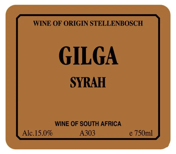 Syrah Bottle