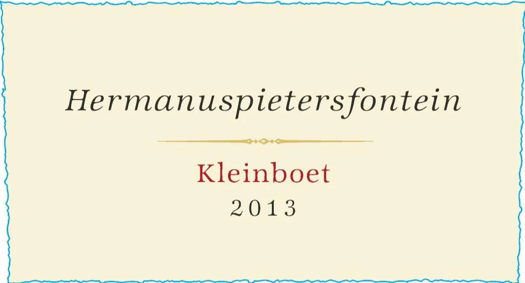 Kleinboet Bottle