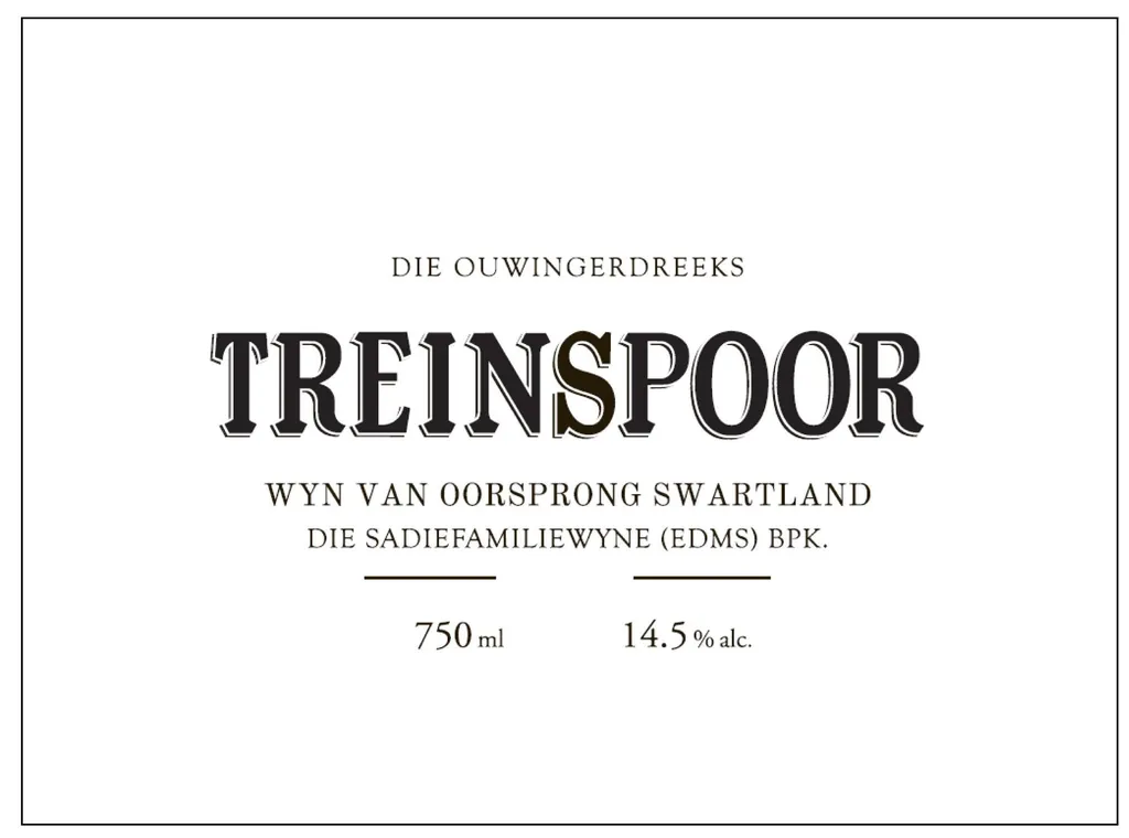 Treinspoor Bottle