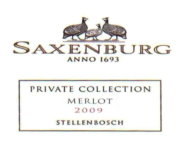 Private Collection Merlot Bottle