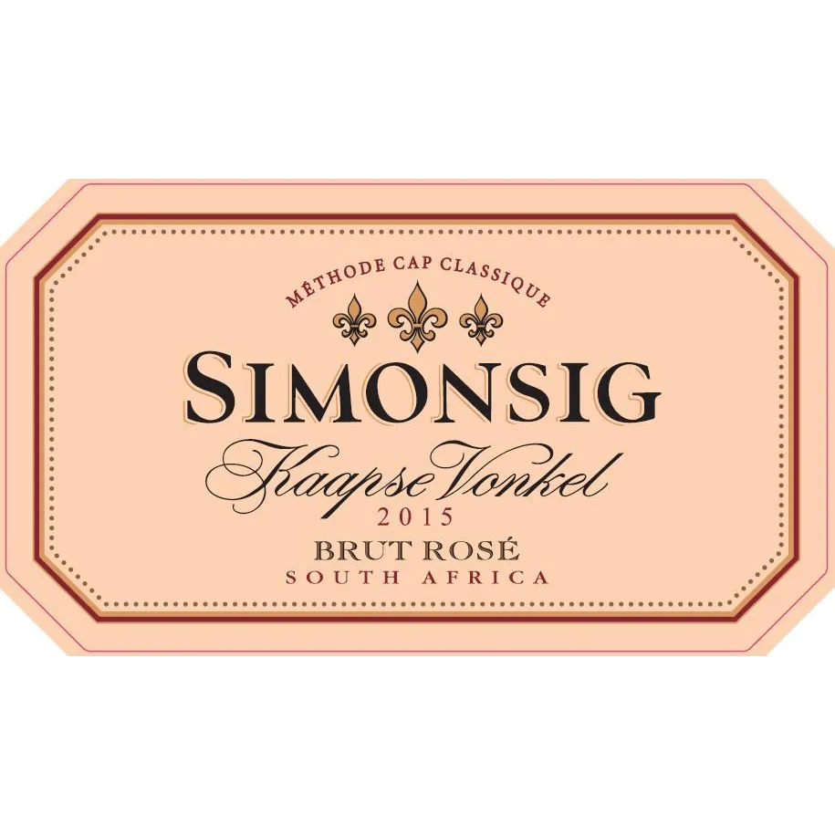 Kaapse Vonkel Brut Rose Bottle