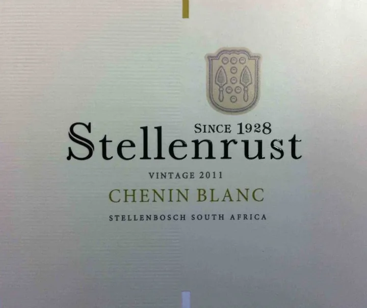 Chenin Blanc Bottle