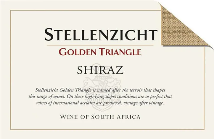 Golden Triangle Shiraz Bottle