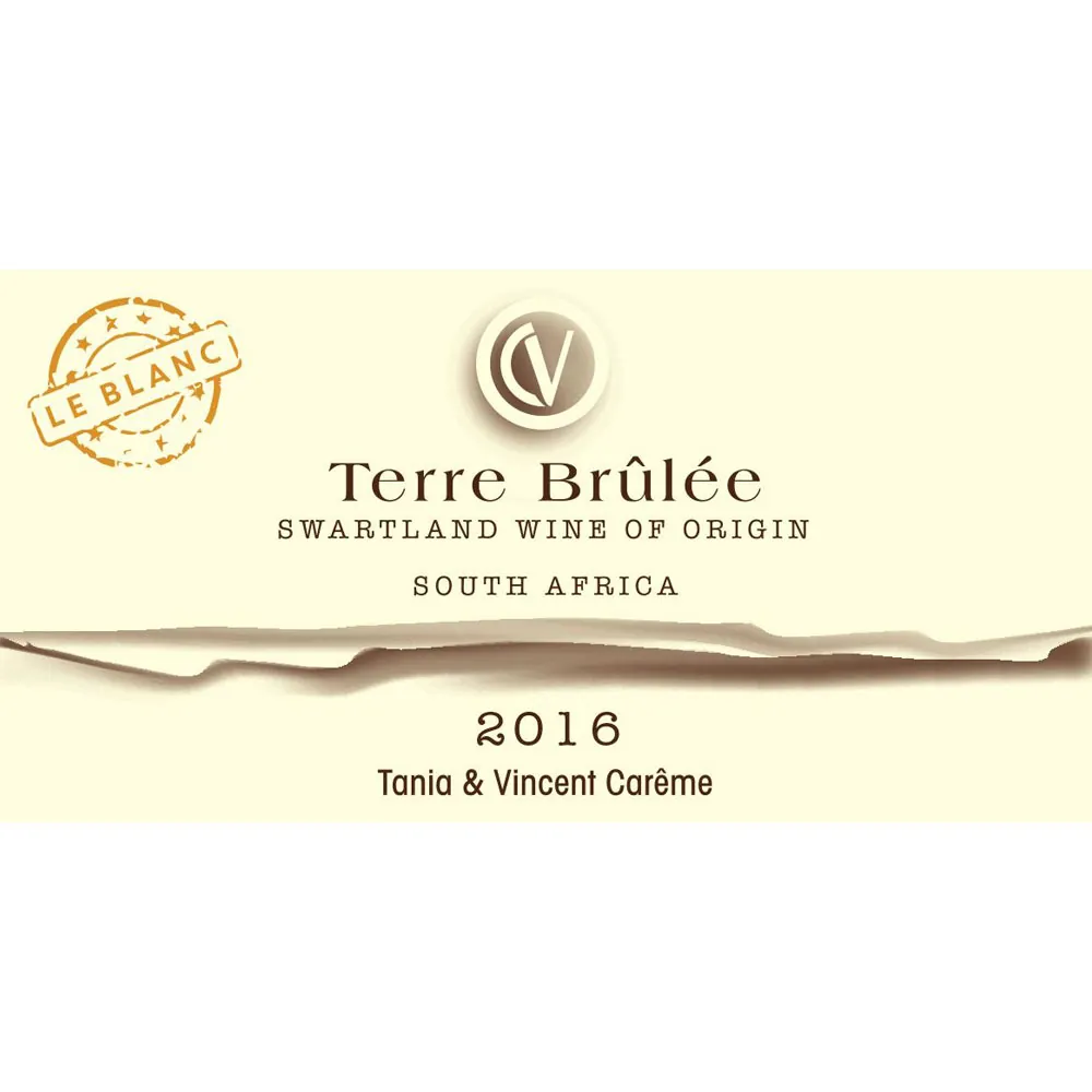 Terre Brulee Chenin Blanc Bottle