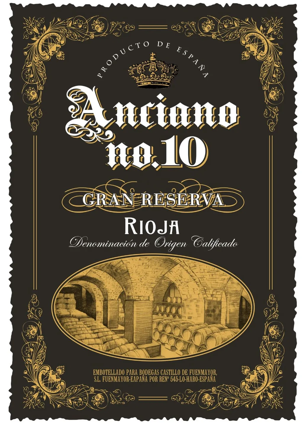 No. 10 Rioja Gran Reserva Bottle