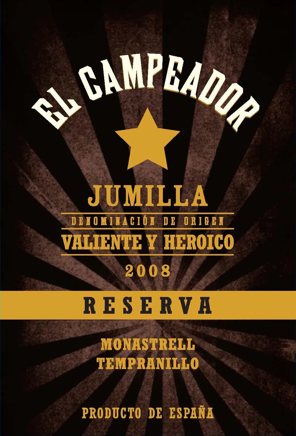 El Campeador Reserva Bottle