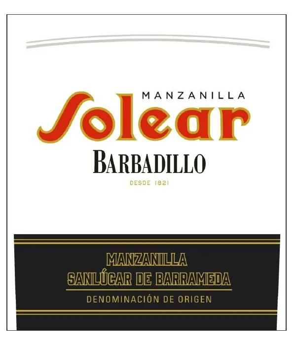 Solear Manzanilla Sherry Bottle