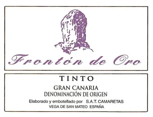 Fronton de Oro Canary Island Tinto Bottle
