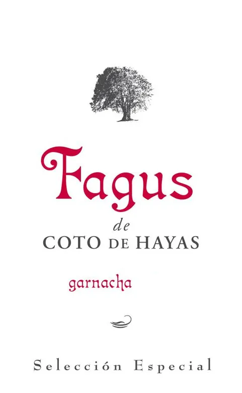 Fagus Coto de Hayas Garnacha Bottle