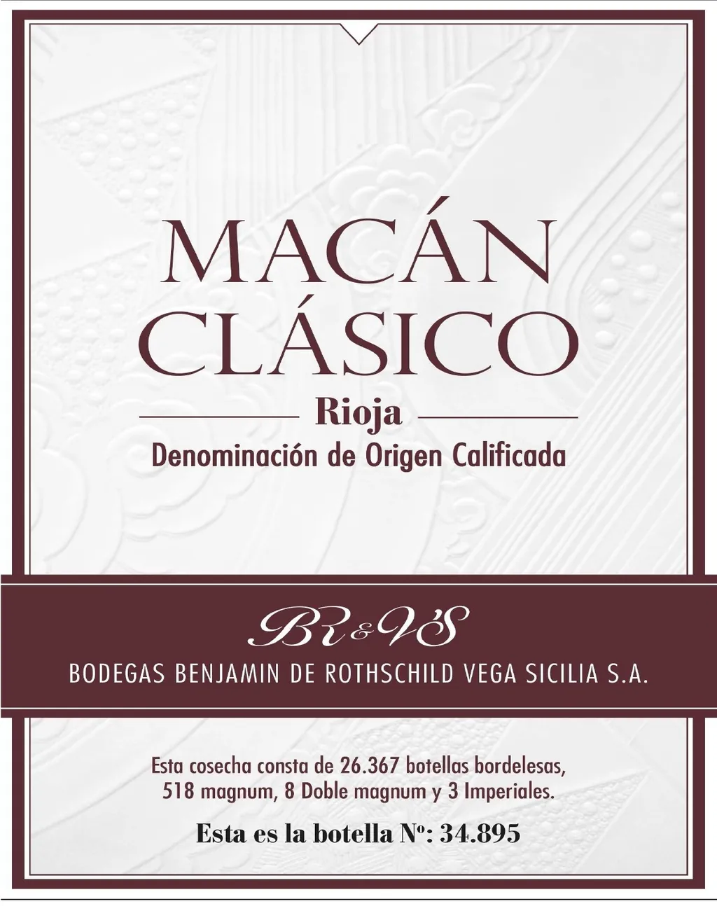 Macan Clasico Bottle