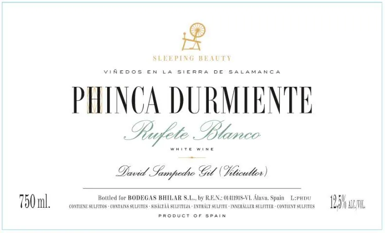 Phinca Durmiente Rufete Blanco Bottle