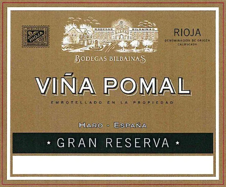 Vina Pomal Gran Reserva Bottle