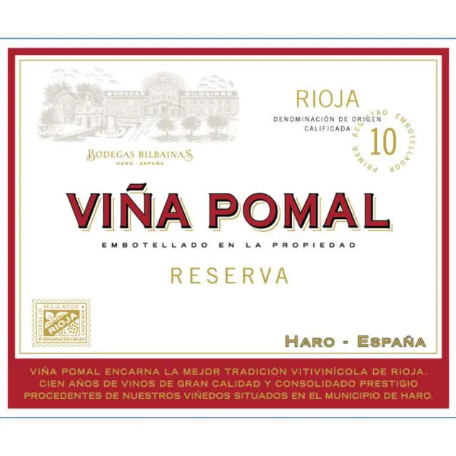 Vina Pomal Reserva Bottle