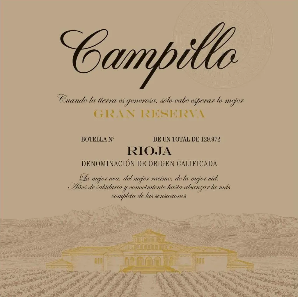 Gran Reserva Rioja Bottle