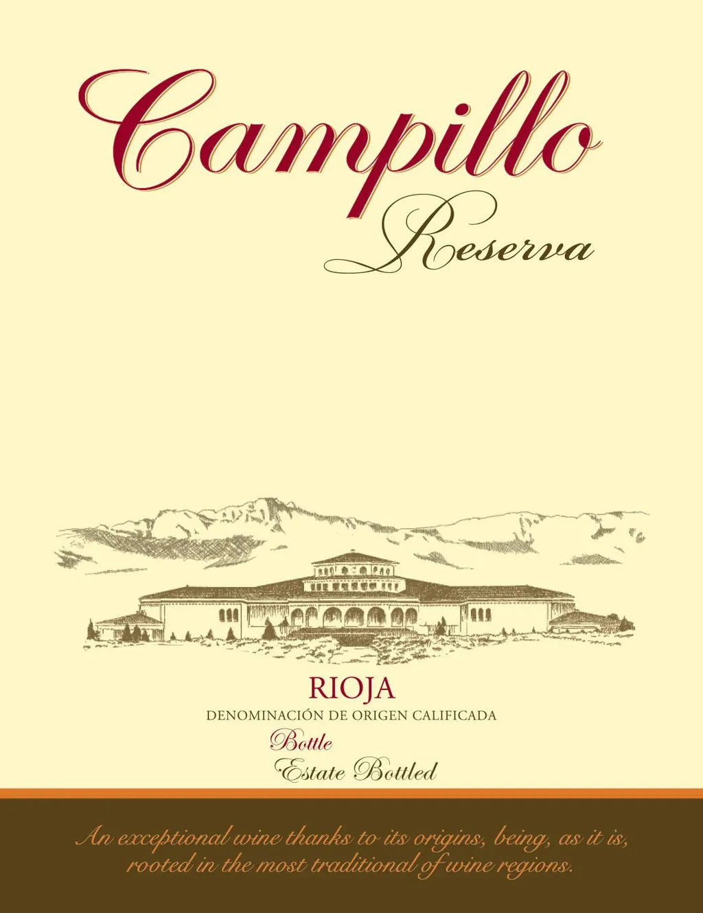 Rioja Reserva Bottle