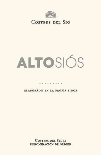 Alto Sios Bottle