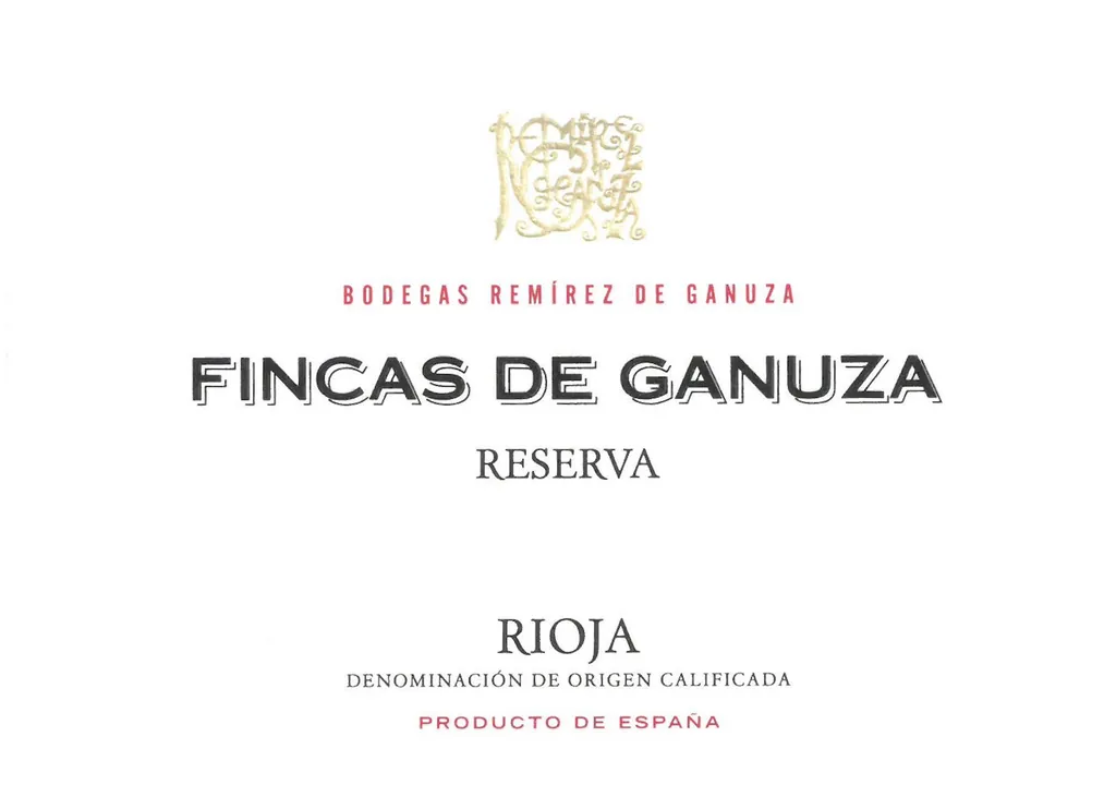 Fincas de Ganuza Rioja Reserva Bottle