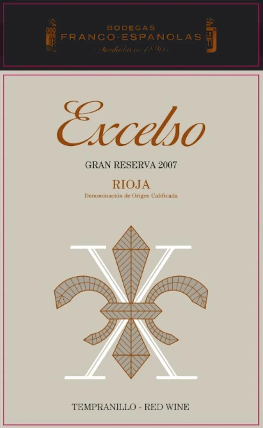 Excelso Gran Reserva Tempranillo Bottle