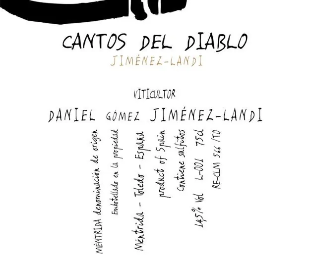 Cantos del Diablo Bottle