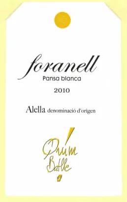 Foranell Pansa Blanca Bottle