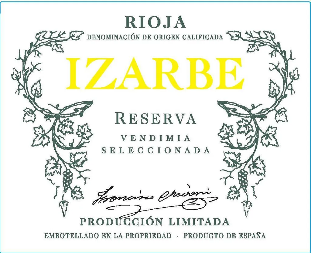 Izarbe Seleccion Reserva Bottle