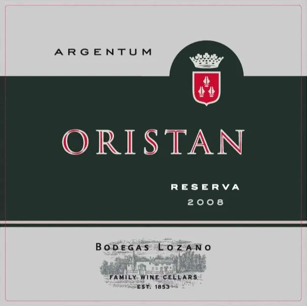 Oristan Reserva Bottle
