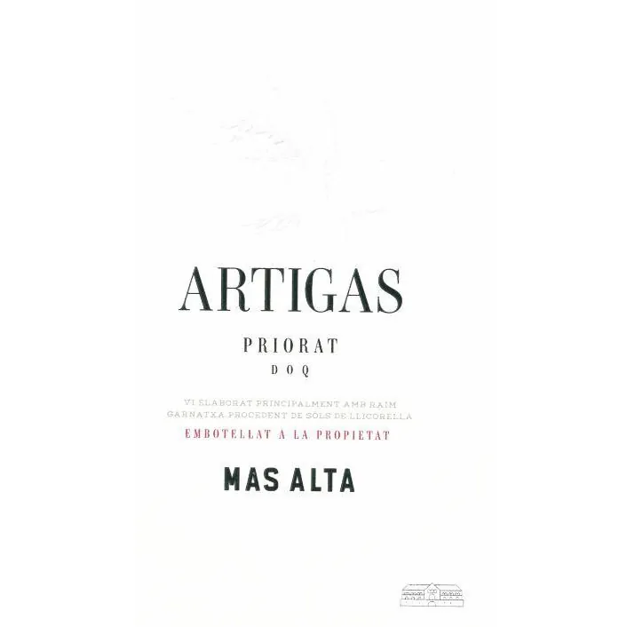 Artigas Priorat Bottle